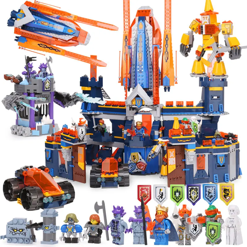 

Compatible 70321 70323 70317 Nexion knights Jestro Volcano Lair Figure Knighton Castle building blocks bricks toys for children