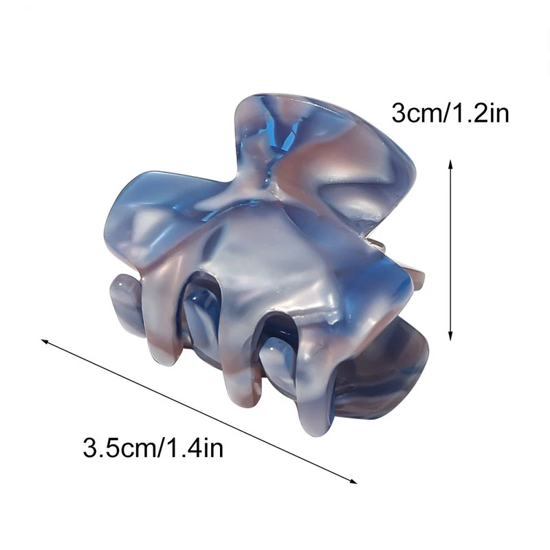 

Geometric Acetate Mini Hair Clip Hair Claws Crab Acrylic Hair Clam 1Pcs Multiple Colorful Hair Accessories Hairpins Women Hot