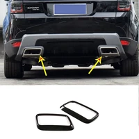 for 2018 2021 land rover range rover sport stainless steel car tail muffler exhaust pipe output cover exterior new energy p400