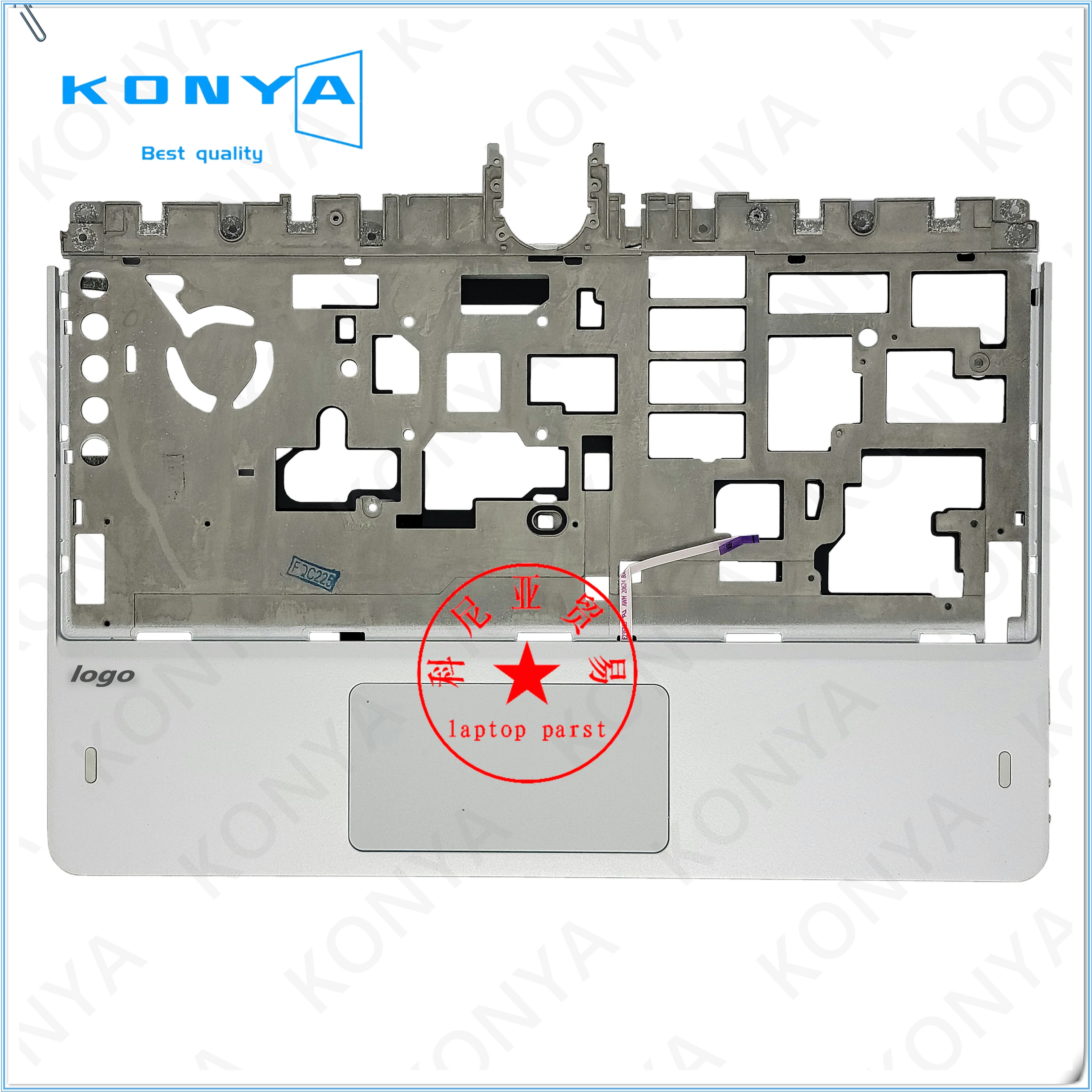 Новый оригинальный Palmrest Touc hP ad клавиатура ободок крышки верхний чехол 748349 001 753715