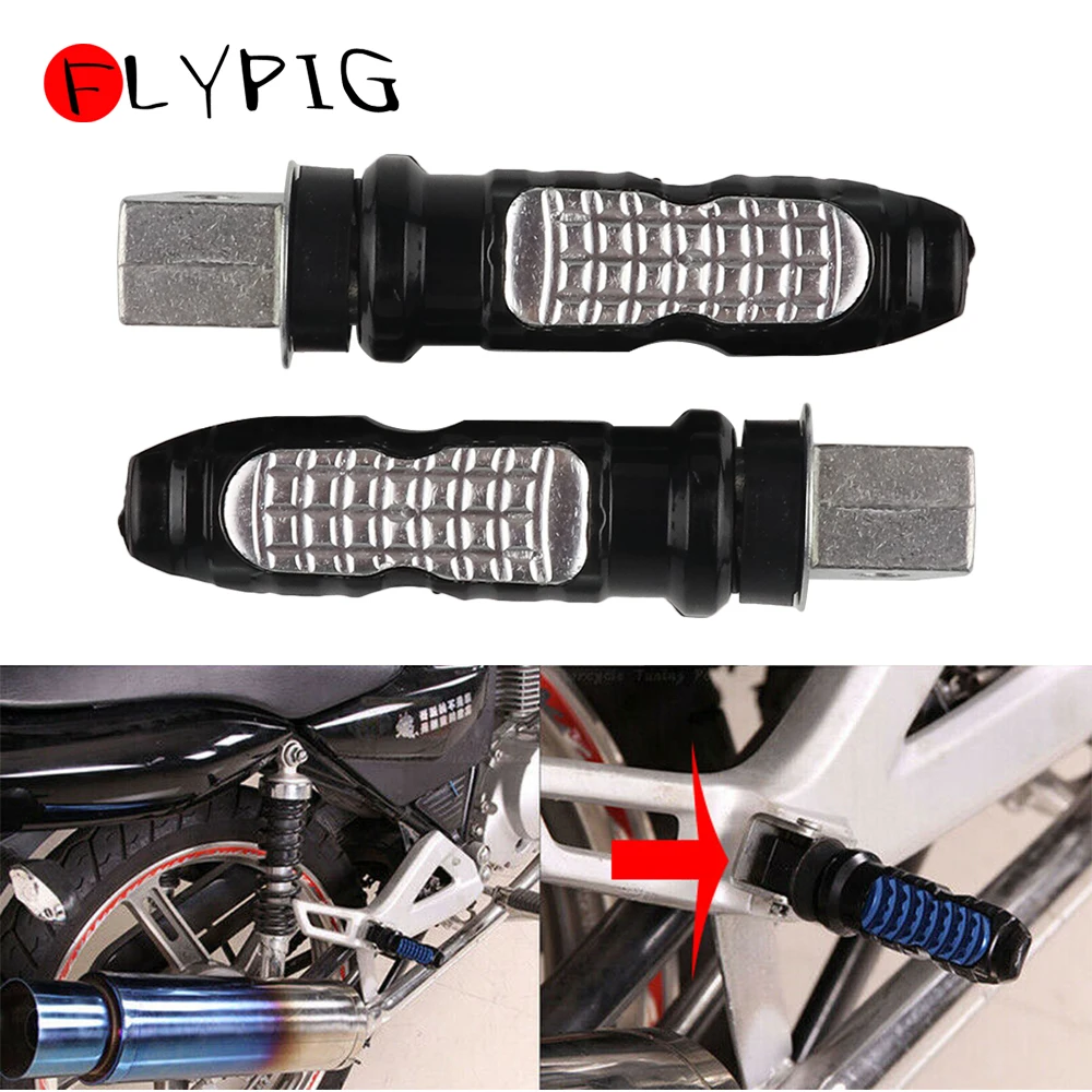 Мотоциклетные задние Пассажирские подножки педали для ног скутер подножник