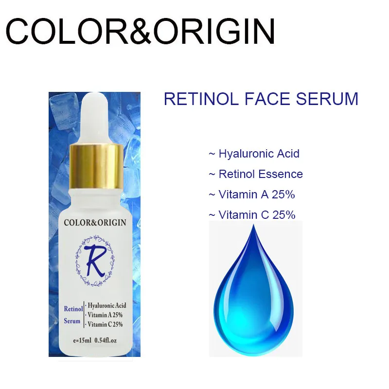 Сыворотка для лица с ретинолом чистый гиалуроновая кислота коллаген сыворотка