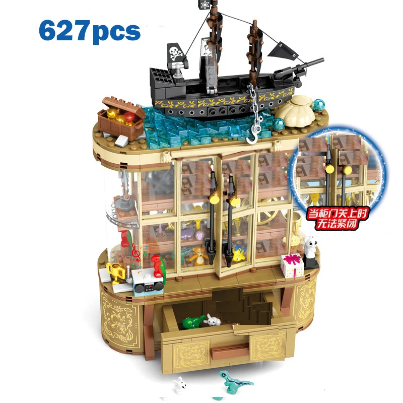 627 шт игрушки для фильмов шкаф хранения демонстрационный друзья модель