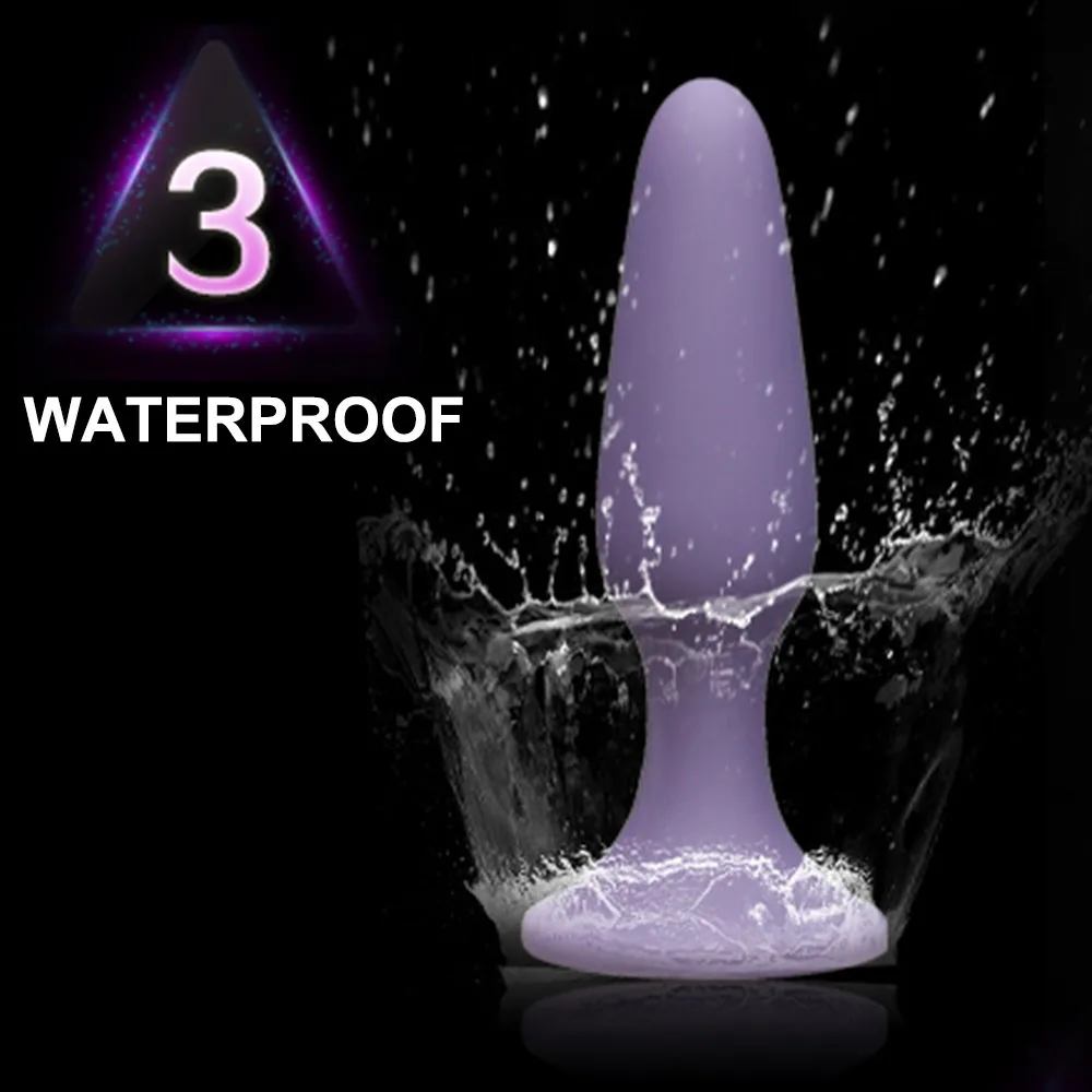 Унисекс мягкая силиконовая Анальная пробка фаллоимитатор массаж простаты