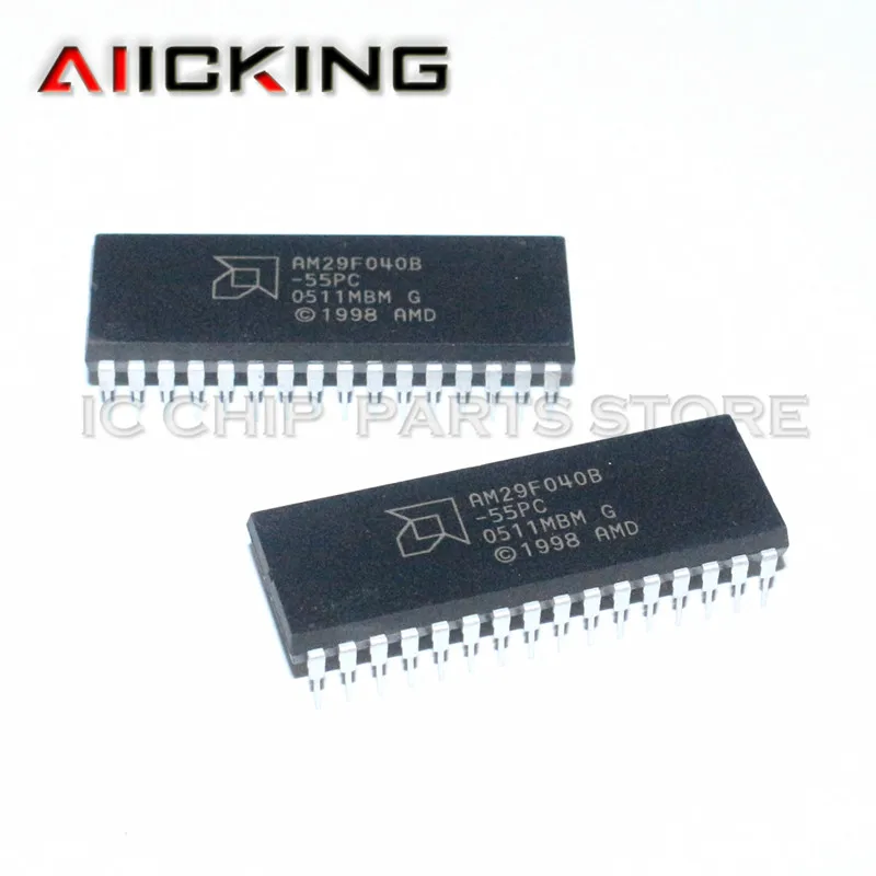 5/pcs AM29F040B-55PC AM29F040B DIP32 NEW IC CHIP