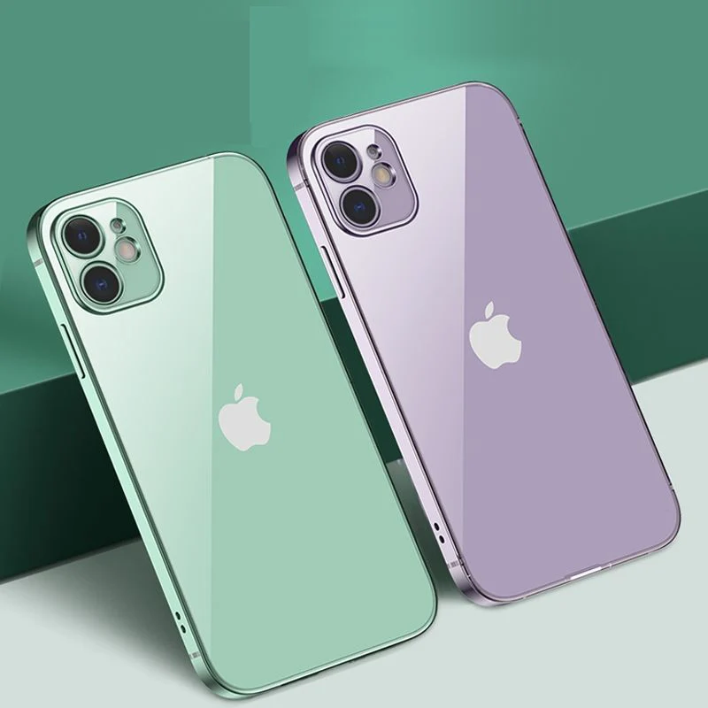 Чехол для iPhone 11/11 Pro/11 Pro Max ультратонкий зеркальный чехол как 12 прозрачный