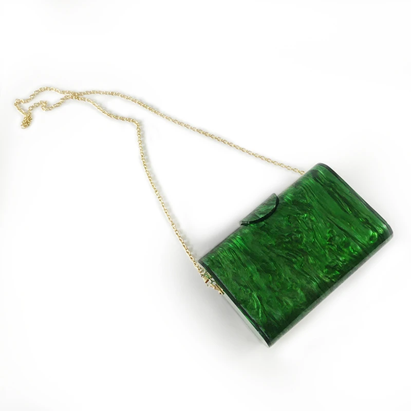 20New Мода Для женщин однотонные жемчужные ожерелья зеленые акриловые на вечерняя