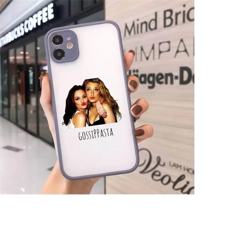 

Gossip Girl Love Best Friends Phone Cases matte transparent For iphone 7 8 11 12 plus mini x xs xr pro max cover