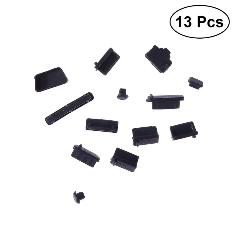 13 шт силиконовый пылезащитный Разъем USB порт влагостойкий разъем зарядное