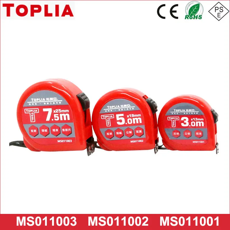 

TOPLIA серия MS011001, стальная лента двойного тормоза, измерительная линейка для деревообработки, прочная и противоударная