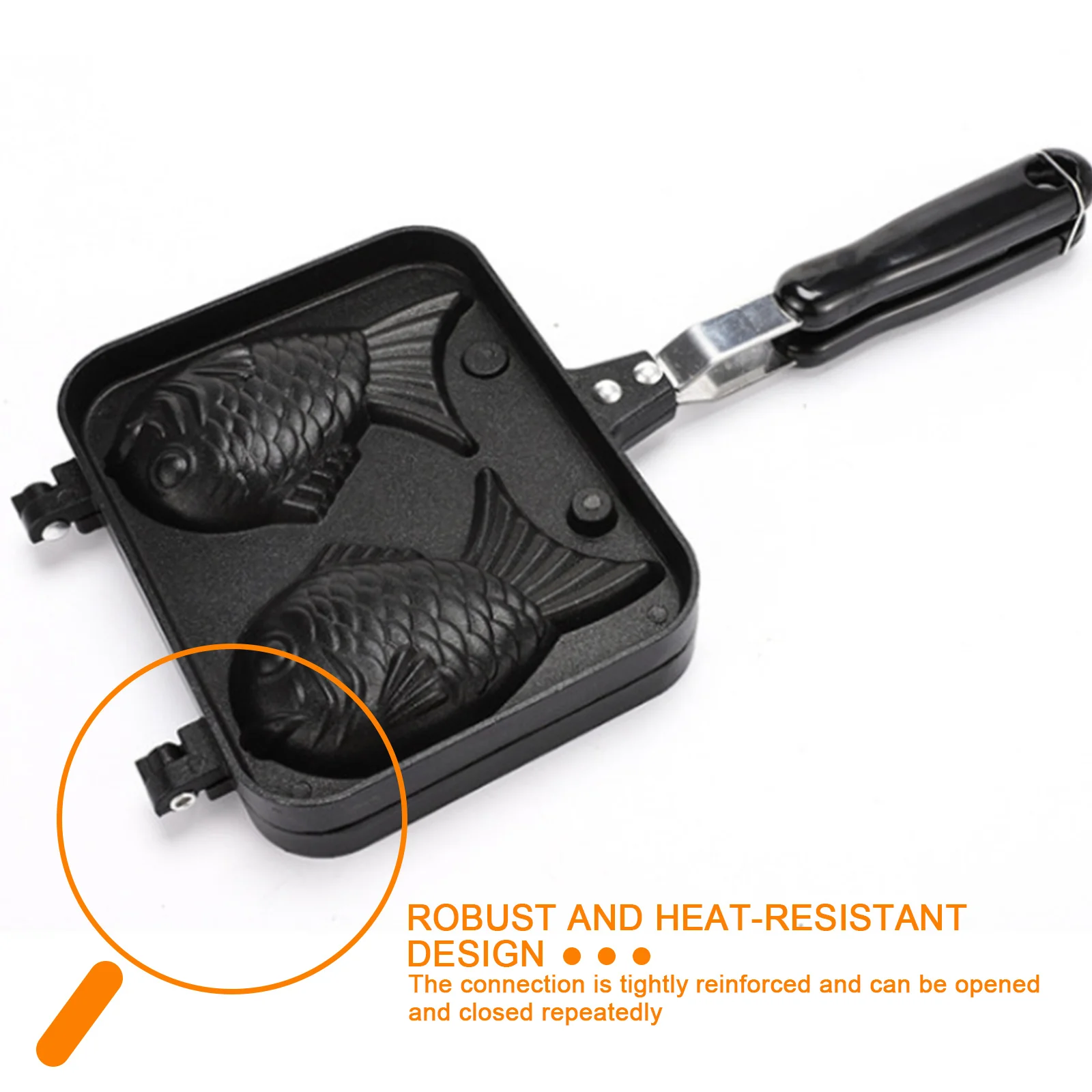 Offerte Taiyaki Pan Waffle Cake Maker Viene Fornito Con Pennello Per Olio In Silicone Waffle Cake Maker A Forma Di Pesce Viene Fornito Con Pennello Per Olio In Silicone