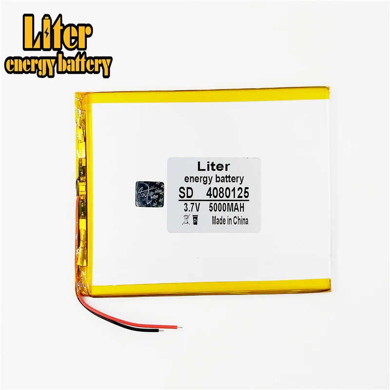 4080125 3780125 Tablet PC 8 cable с емкостью аккумулятора 5000mAh Универсальная батарея |