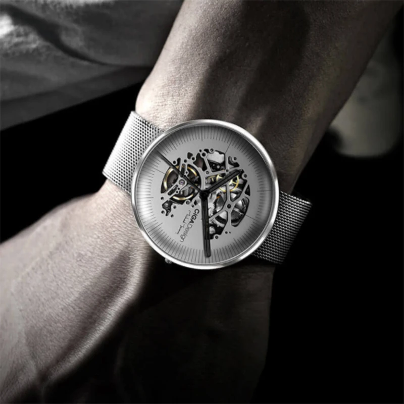 Механические наручные часы CIGA Design MY Series минималистичный дизайн металлический