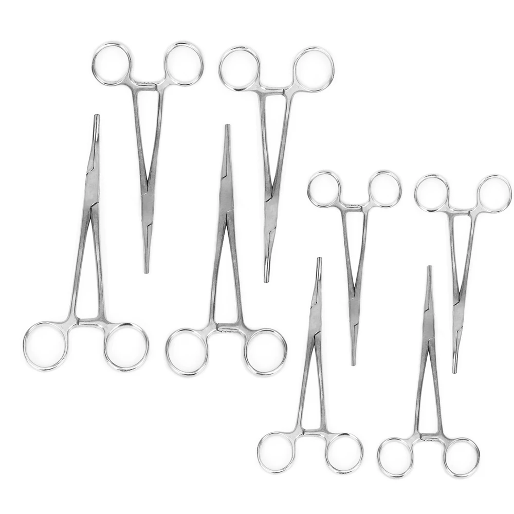 

DIYWORK Hand Tool Fishing Locking Pliers 14cm 16cm 18cm 20cm Epilation Tools Pet Hair Clamp Curved/Straight Hemostatic Forceps