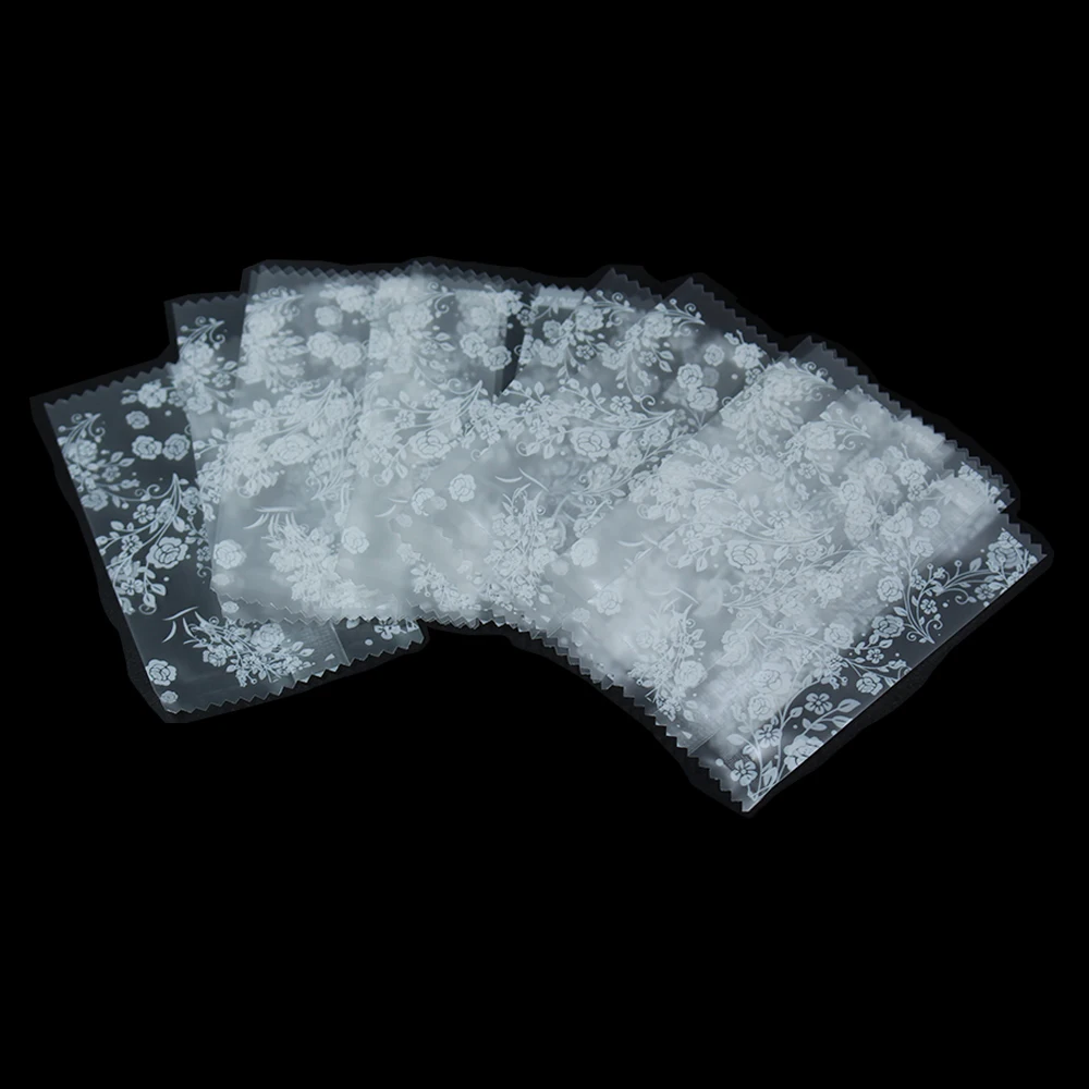 

Open Top Cookies Organizer Bags Cake Biscuit Gift Candy Storage Bags Matte Translucent Heat Sealable Plastic Packaging Pouch