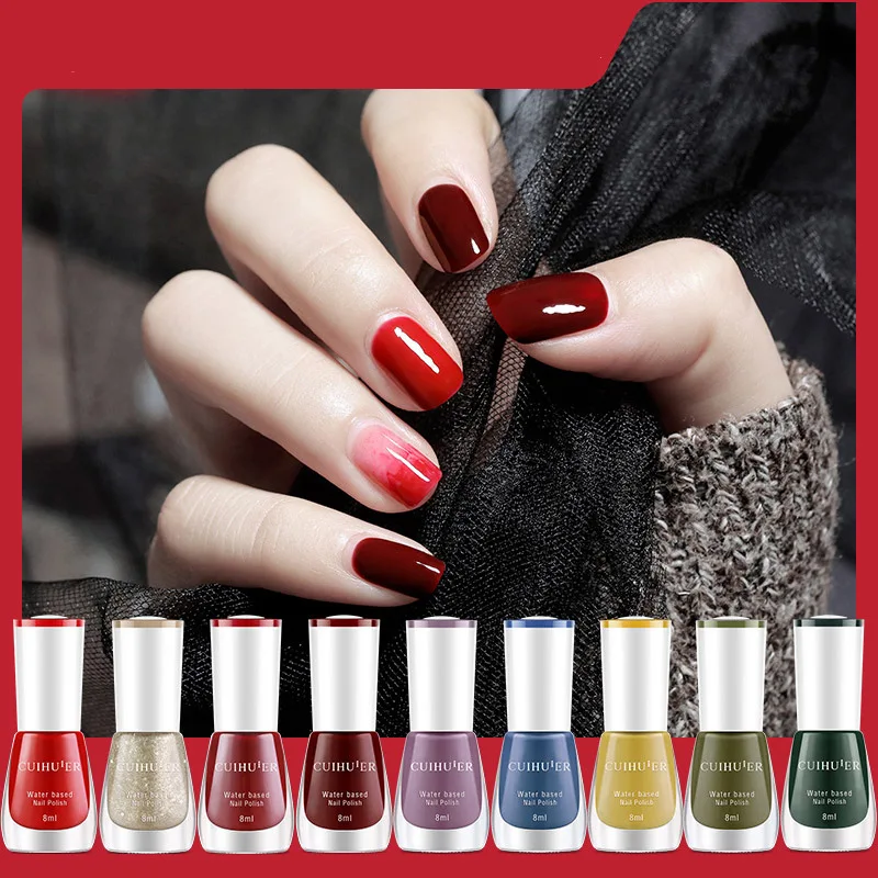 

8ml No-bake Gel Nail Polish Shiny Glitter for Nails Design Base Top Coat Soak Needn't Nail Lamp UV Gel Varnish for Manicure