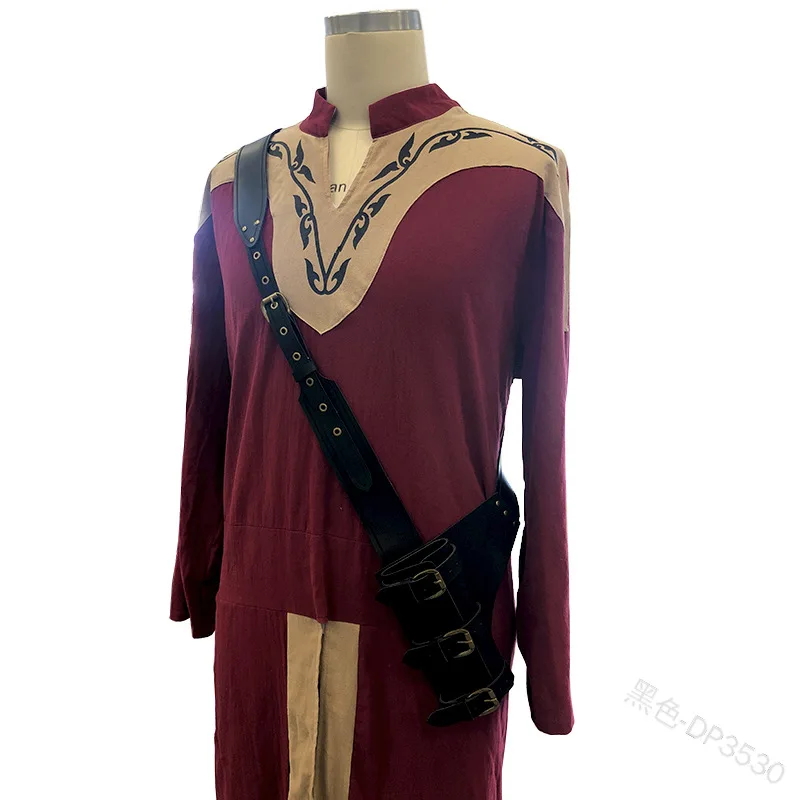 Medieval Sword Belt Waist Sheath Scabbard Frog Holder Adult Men Larp Knight Battle Weapon Costume Rapier Ring Strap Holster |