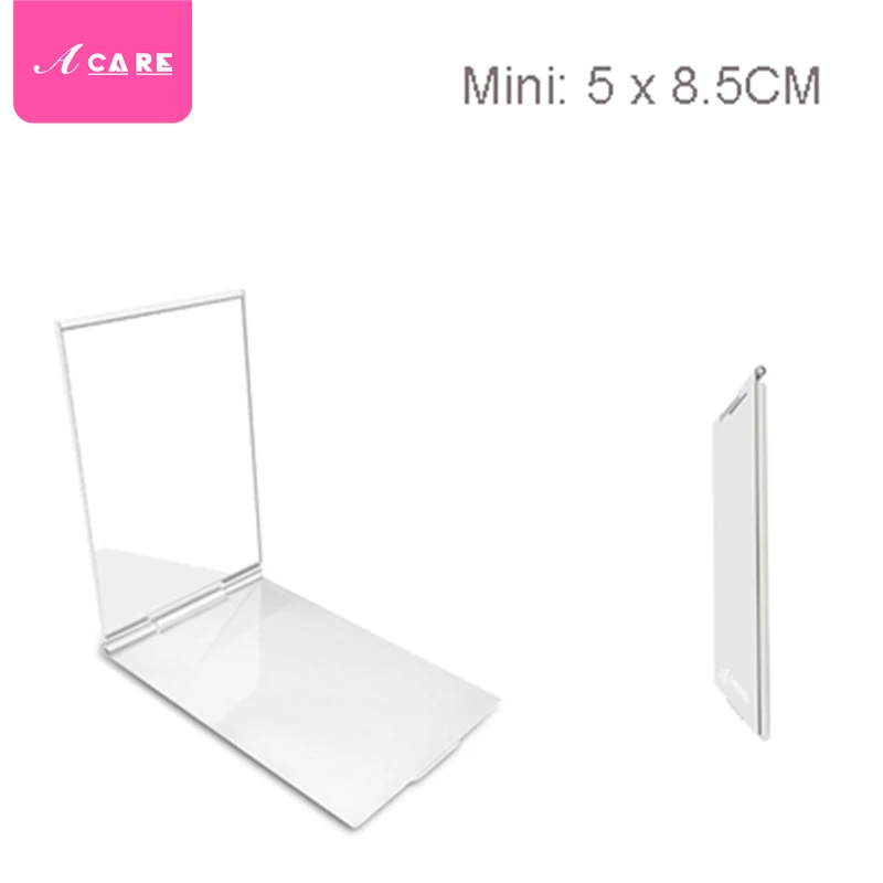 Портативное круглое складное компактное карманное зеркало для макияжа Espelho De Bolso для индивидуального свадебного подарка - Цвет: 1pc Mini