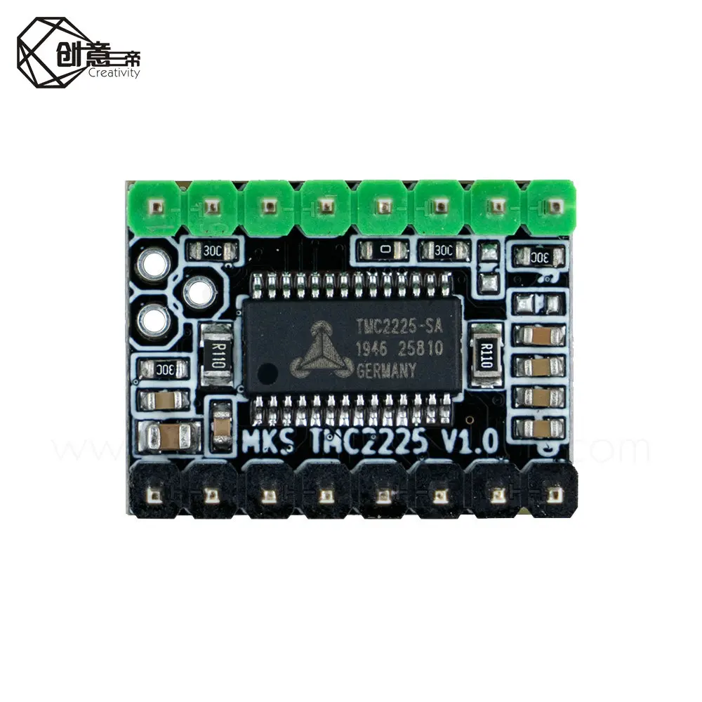 5 шт. TMC2225 Драйвер шагового двигателя Замена TMC2208 TMC2209 StepStick 3D части принтера Ультра