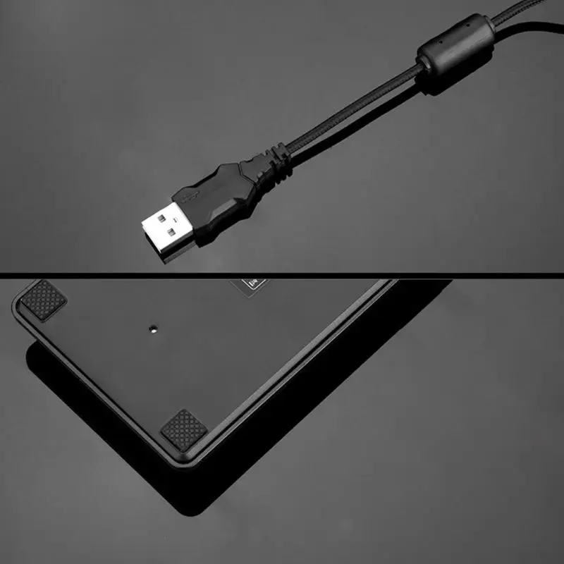 Мини USB Проводная цифровая клавиатура 19 клавиш цифра Pad нумпад для Windows XP/7/8