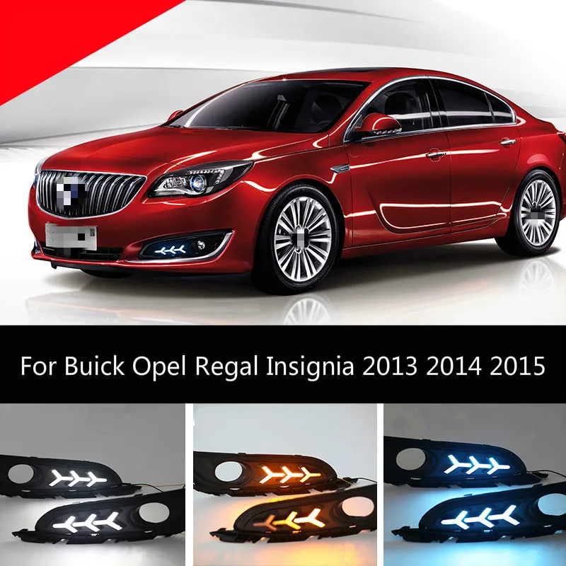 2 шт. светодиодный фонарь для Buick Opel Regal Insignia 2013 2014 2015 DRL дневные ходовые огни