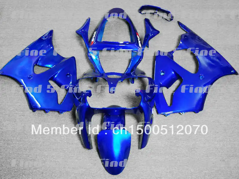 

Blue Fairings For KAWASAKI ZX6R 00 01 02 ZX 6R 00-02 ZX-6R 2000 2001 2002 2000-2002 ABS Fairing Kit