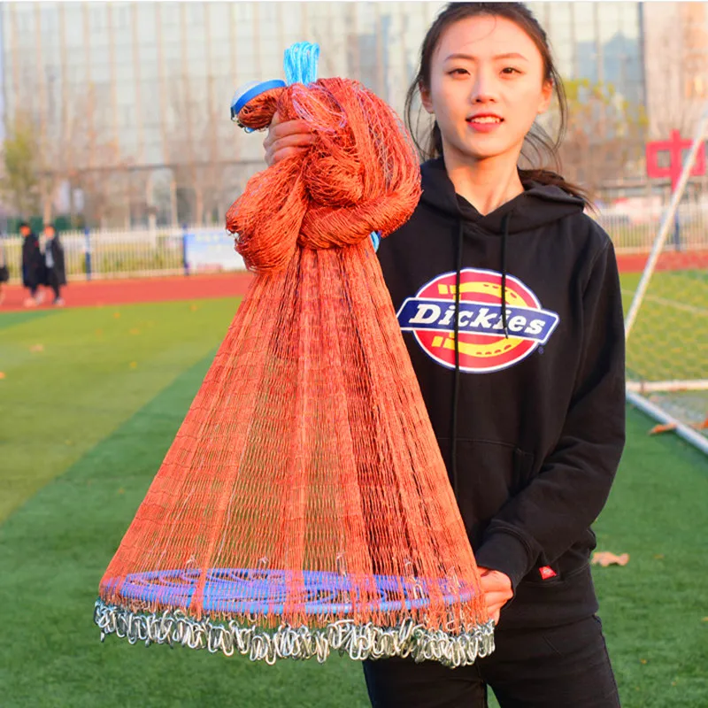 American Style Casting Net Type Trawling Easy Throw Tyre Use Line Cast Fishing | Спорт и развлечения