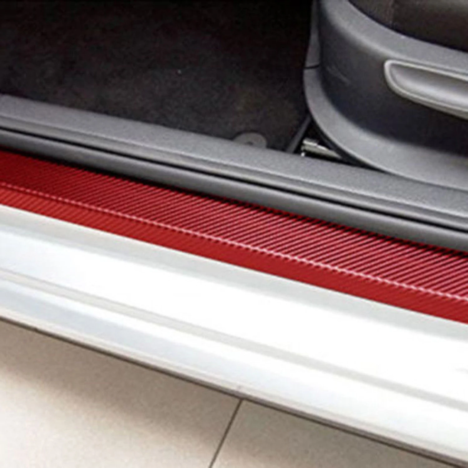 

4pcs Stickers Car Door Anti-Scratch Anti-skid Front/Rear Set New Portable