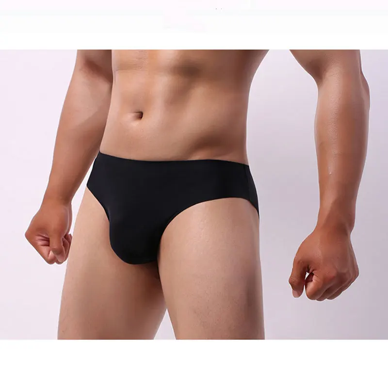 3 шт. мужское нижнее белье трусы летние мужские ультра-тонкие прозрачные с низкой