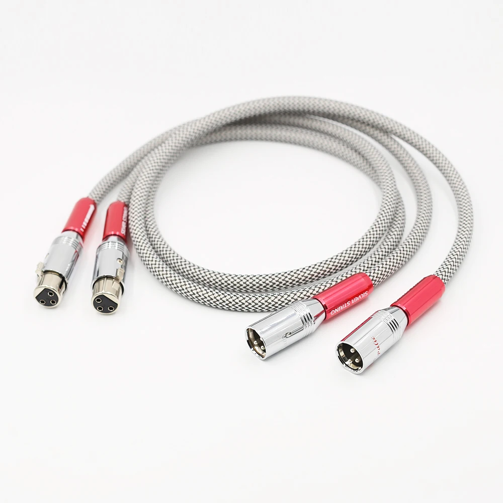 VX09001 аудио посеребренный hifi XLR аудио кабель 1 м xlr Аудио Видео кабель 1,5 м