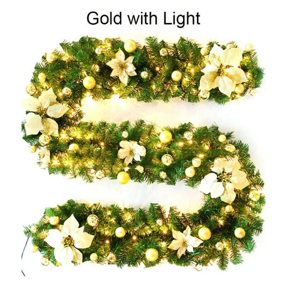 

Light Pine LED rattan decorative lights Artificial With Light PVC 220 Branches