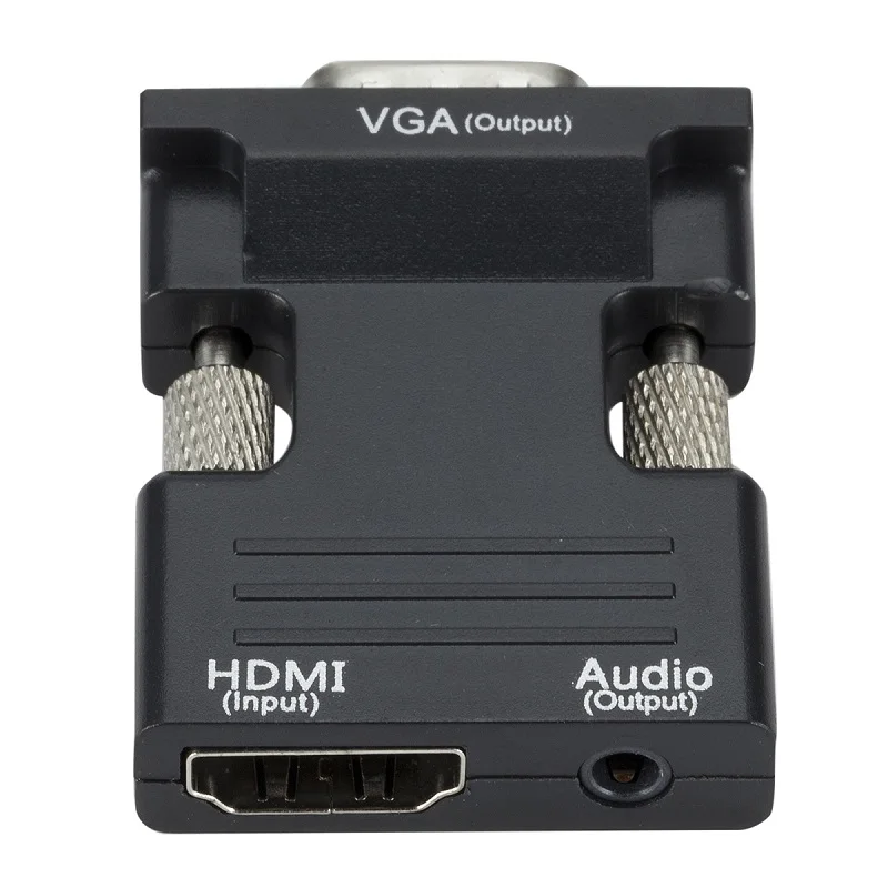 HDMI-совместимый преобразователь VGA HD гнездо-VGA штекер с 3 5 аудиовыходами цифровой в