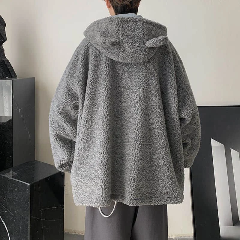 

Sportswear men's and women's autumn and winter Korean bear ear loose Harajuku student Hooded Jacket fashion hoodie