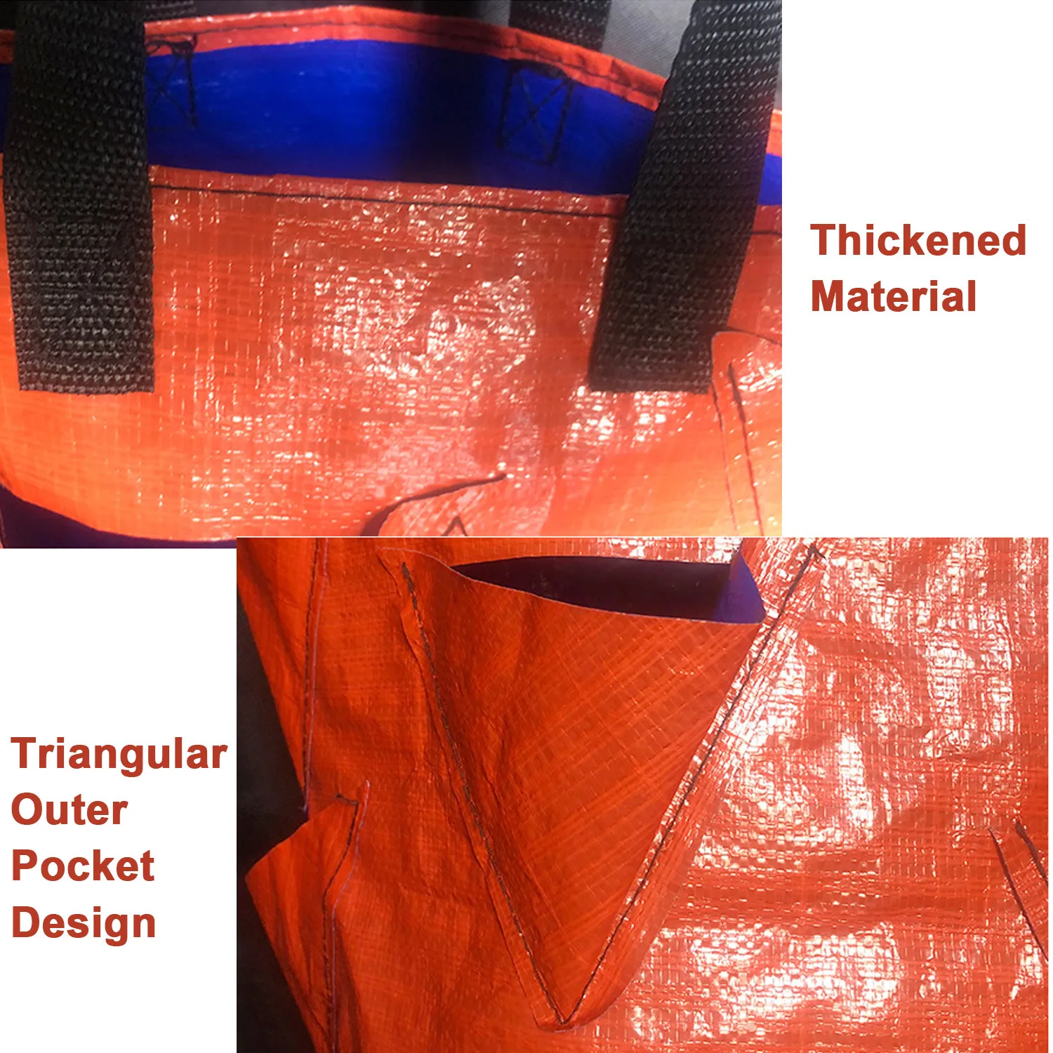 Behogar 3 галлона клубника Посадка сумка многоходовой контейнер клубники травы