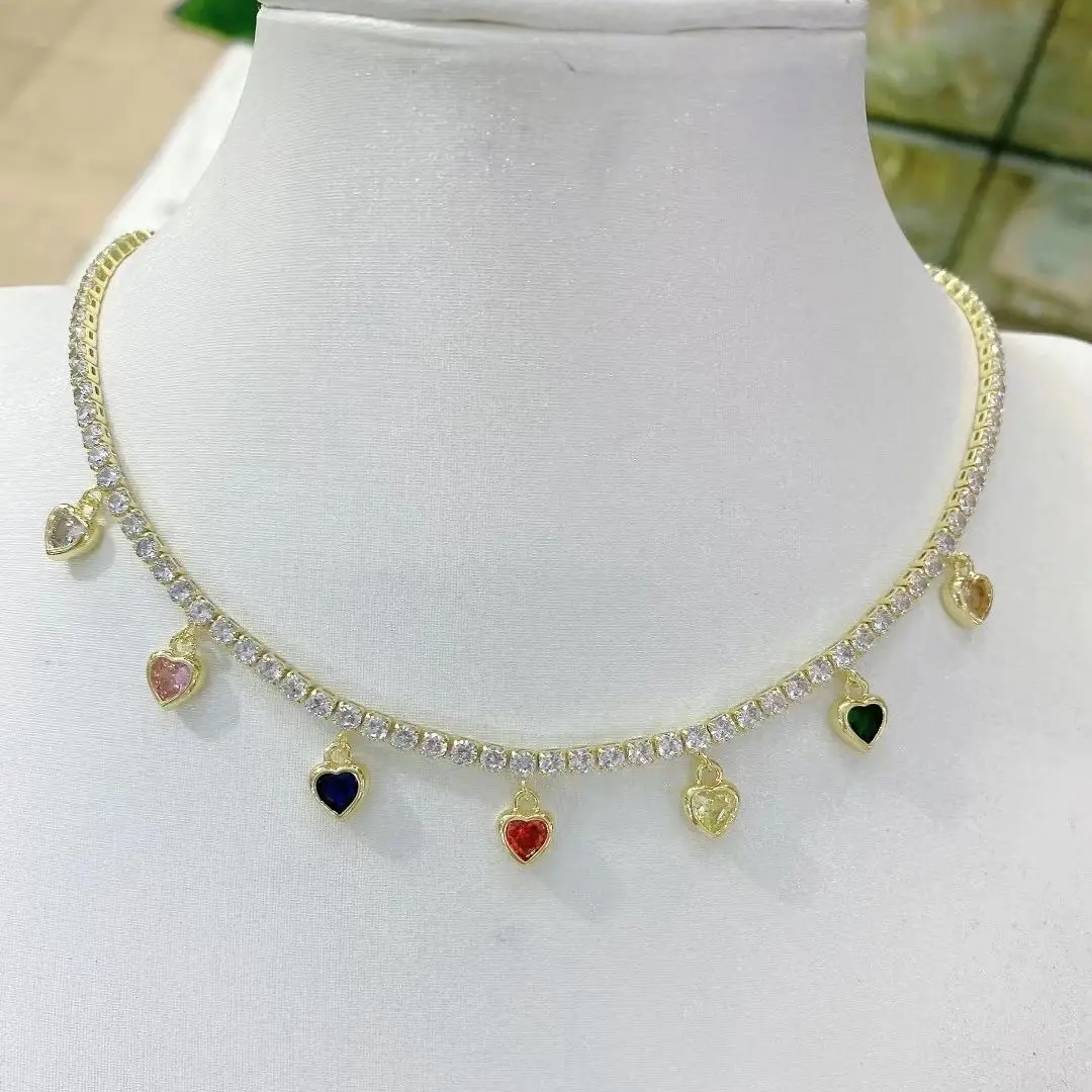 

3 шт., цепочка с подвеской в виде сердца