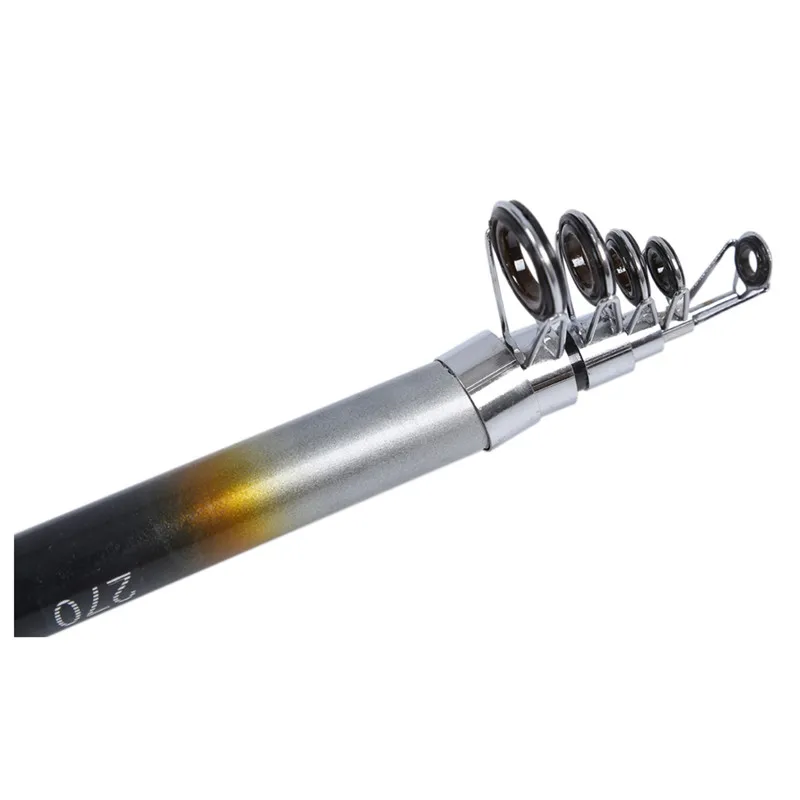 Портативная телескопическая рыболовная удочка LEO 2 7 м дорожное спиннинговое