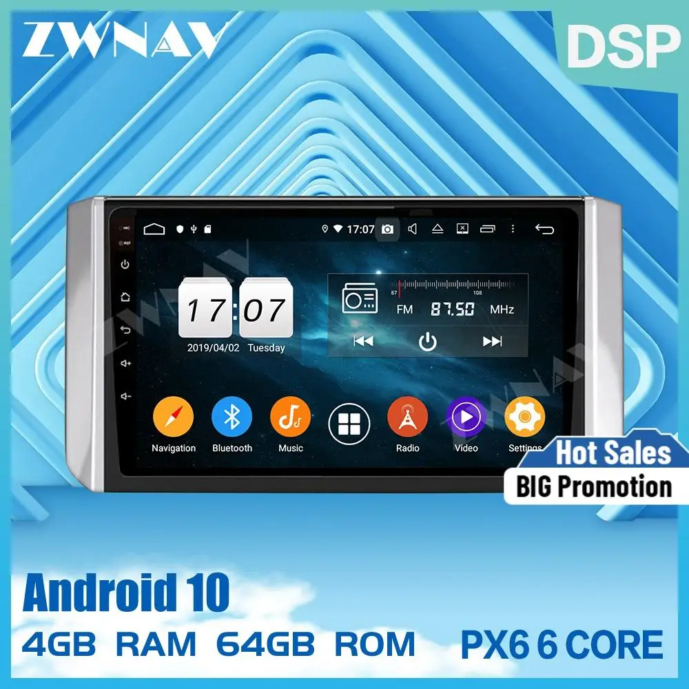 2 din PX6 сенсорный экран Android 10 0 Автомобильный мультимедийный плеер для Mitsubishi Xpander