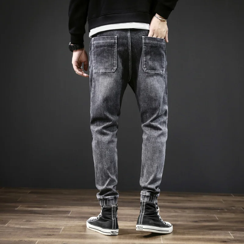 

Boy Baggy Jeans For Men Wide Leg Oversize Men's Pants Baggy Jean Cargo Denim Overalls Trousers Boys