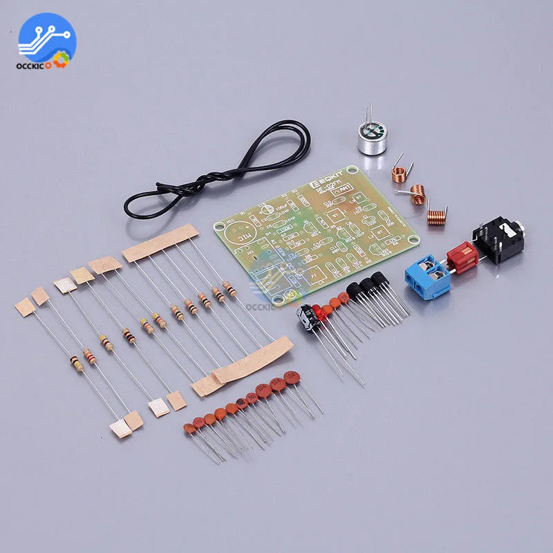 DIY 1,5-9 V 76-108MHz FM беспроводной микрофон набор fm-радио передатчик Модуль
