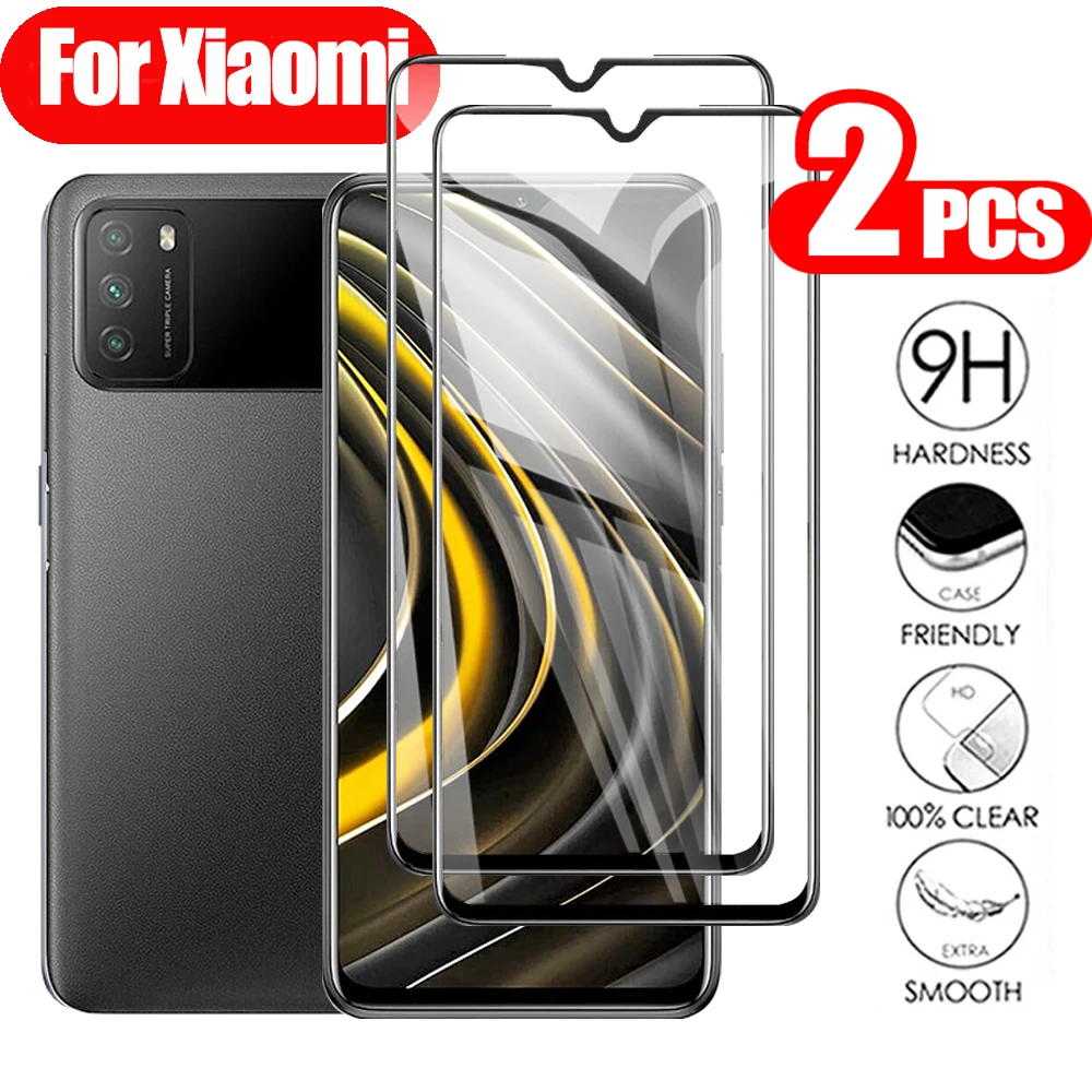 

Закаленное стекло 9H для Xiaomi poco M3/poco X3 NFC, Защитная пленка для экрана xiaomi poco M3 x3 nfc, защитная пленка, 2 шт.