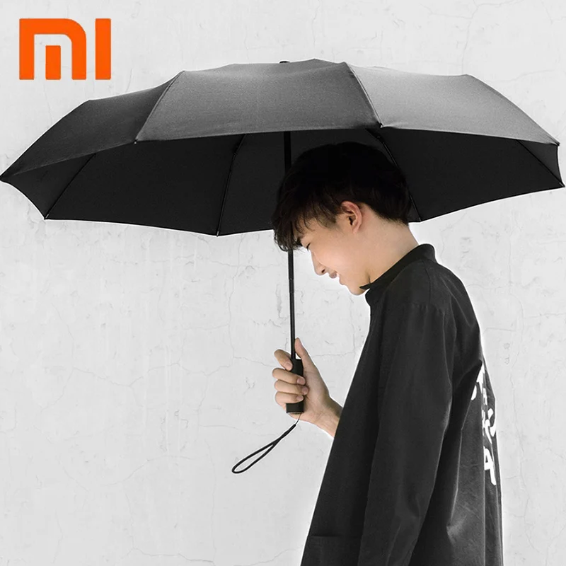 

Автоматический дождливый Зонт Xiaomi Mijia, алюминиевый смарт-зонт от солнца, с защитой от ветра и ультрафиолета, для летнего сезона