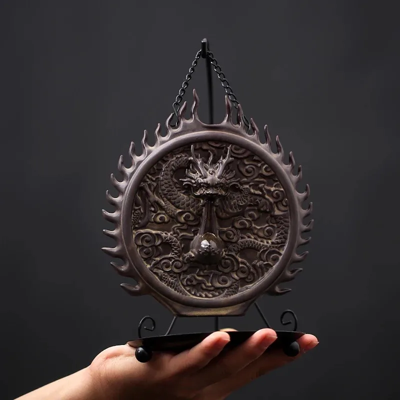 Подвесная горелка для благовоний Dragon Backflow керамический держатель водопад