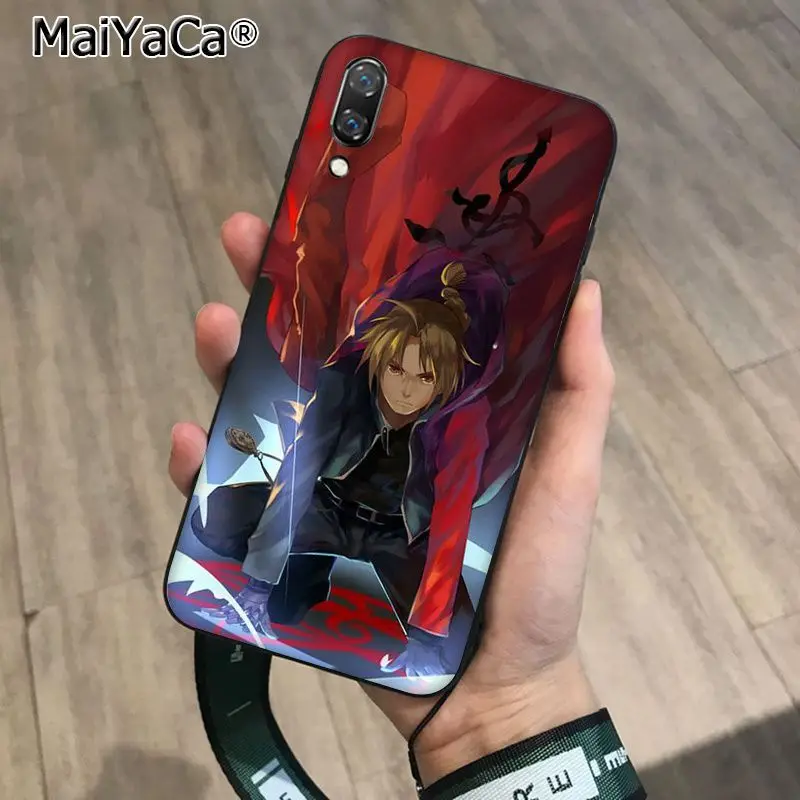 MaiYaCa Стальной алхимик Эдварда Элрика ТПУ мягкий чехол для телефона Huawei P10 plus 20 pro P20
