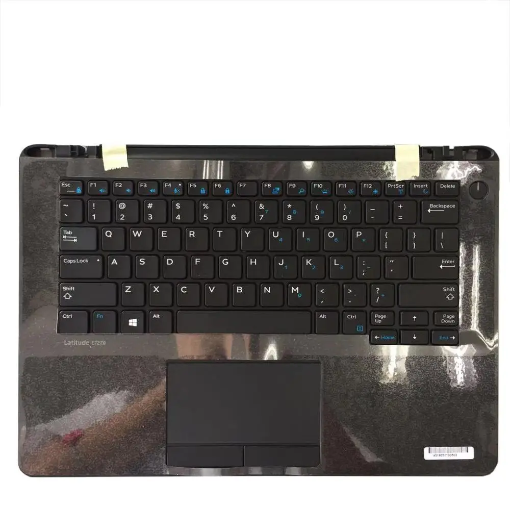 SZWXZY Новый Оригинальный чехол для Dell Latitude 7270 E7270 C 0P1J5D P1J5D Us макет|Клавиатуры замены|