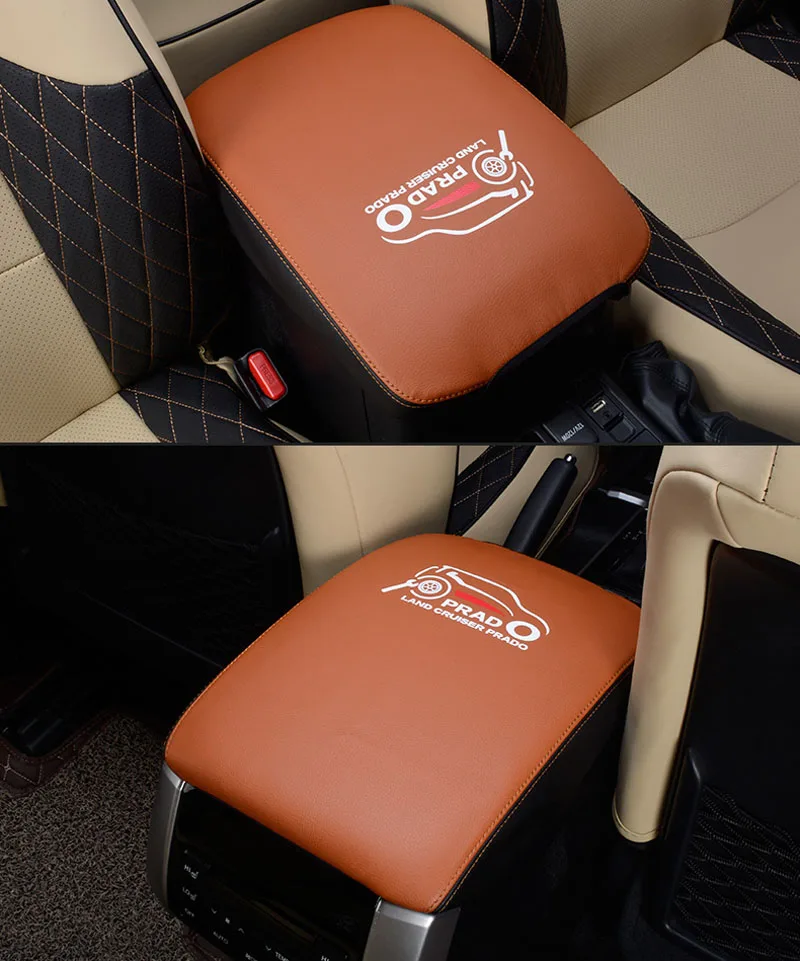 PVC Armrest Storage Box Cover Glove For Prado 2010-2020 | Автомобили и мотоциклы