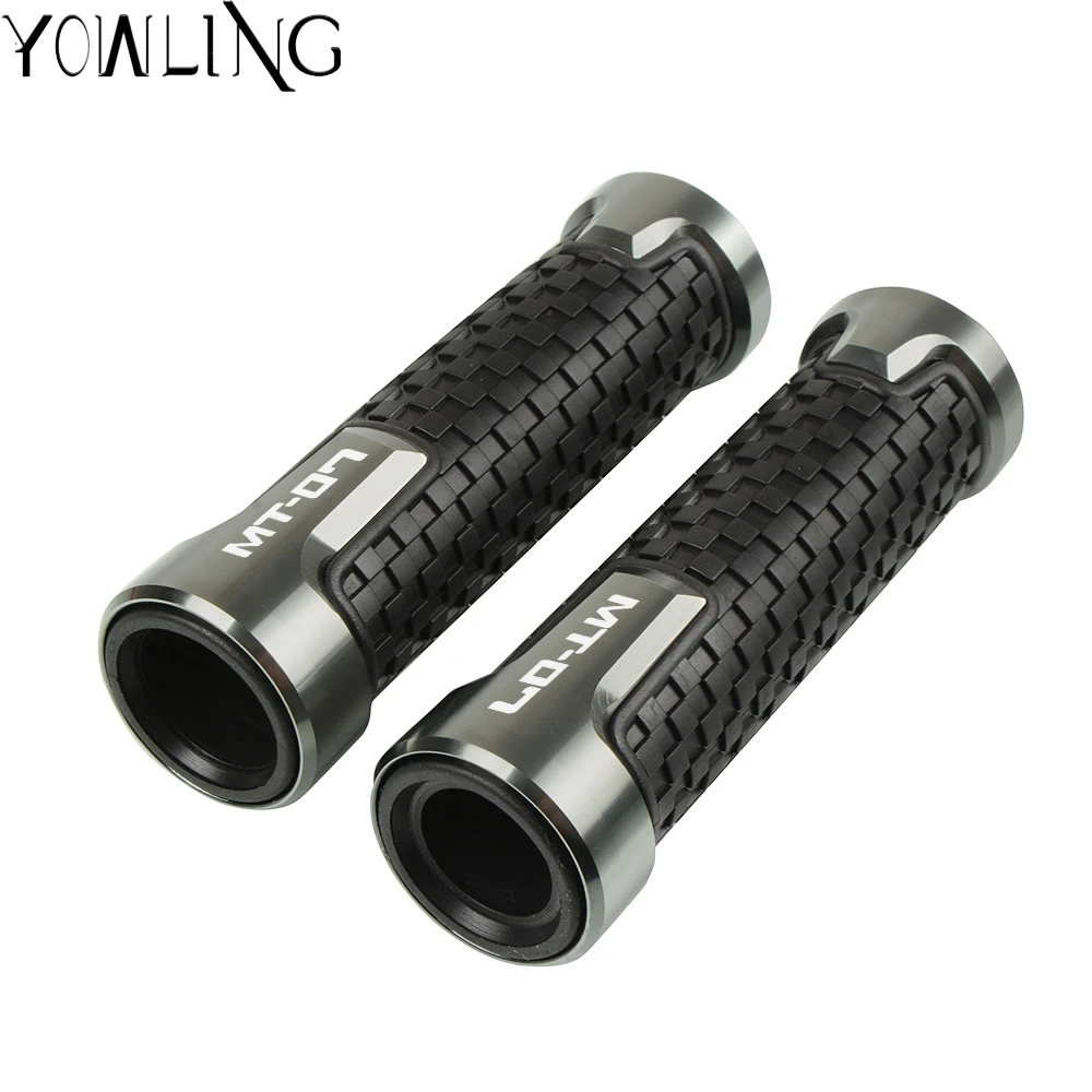 

Hot sale 7/8''22mm For YAMAHA MT07 FZ07 mt-07 fz-07 2014 2015 2016 2017 2018 2019 Motorcycle Rubber Hand Grip Bar handlebar grip