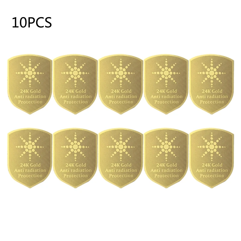 

85DD 10pcs Anti Radiation Protector Shield EMF Protection Mobile Cell Phone Stickers