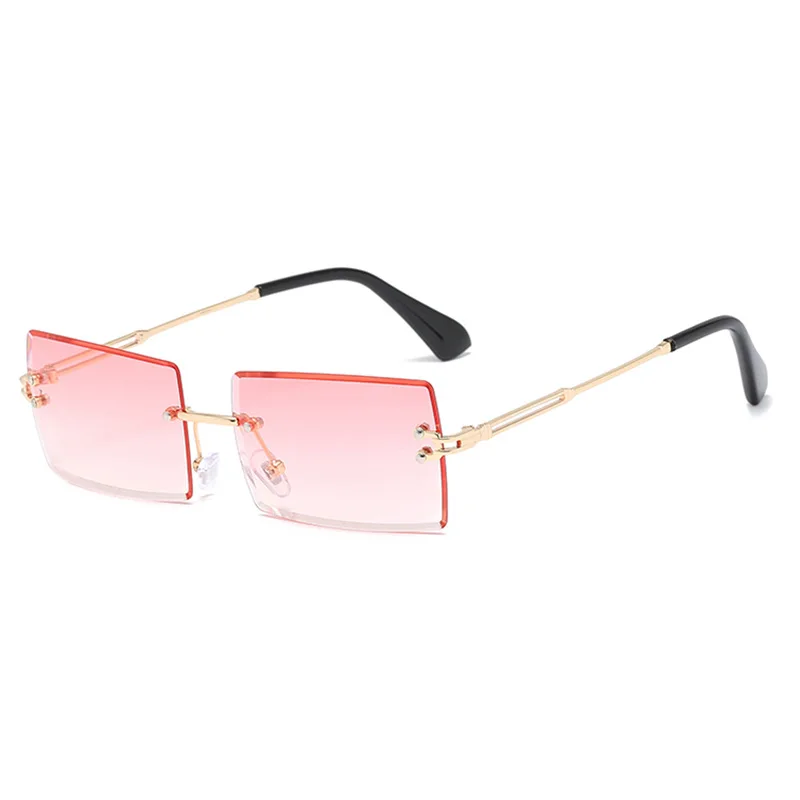 

Sunglasses for Women Street Trendy Eyewear Metal Frameless Gradient Color Sunglass Personality Wild Polygon Glasses Unisex