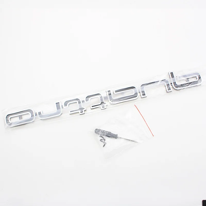 

3D ABS Car Sticker Auto Grille Emblem Quattro Decals for Audi Sline Quattor Badge A3 A4 A5 A6 A7 A8 Q3 Q5 Q7 S3 S4 S5 S6 RS3 RS4