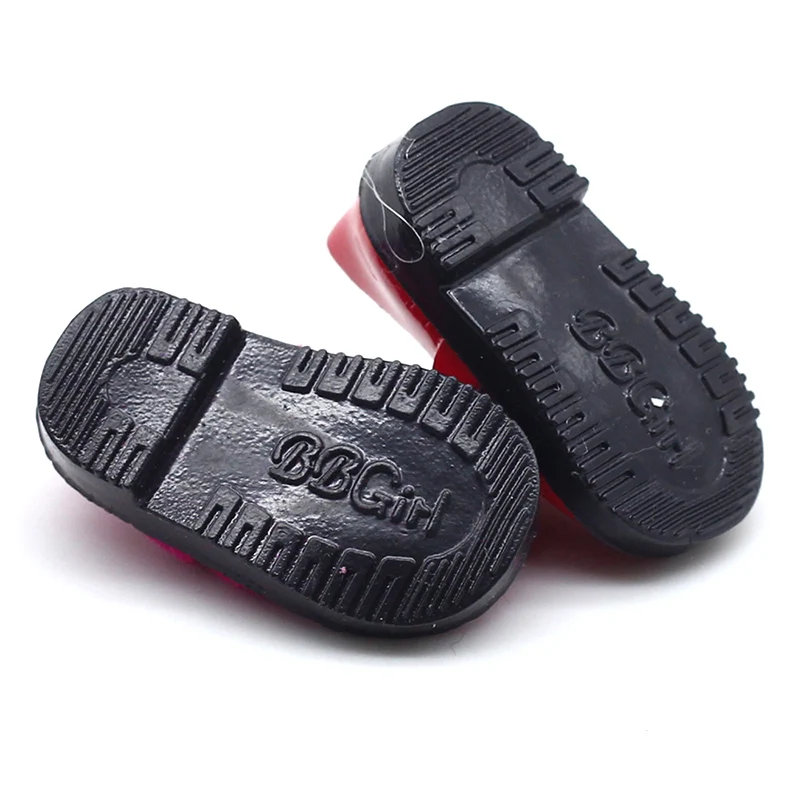 

3.2cm 1/8 Doll Bowknot Shoes For Mini Leather Shoes for Doll Clothing Accessories Toys New